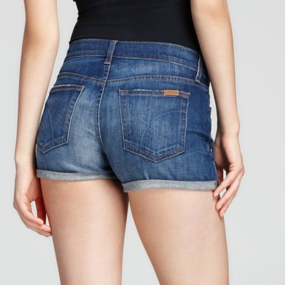 Joe's Jeans Melodie Cuffed Jean Shorts - Picture 3 of 11